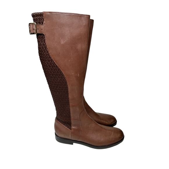 NEW Cole Haan Women's Leather IDAH Equestrian Boot - Picture 2 of 15